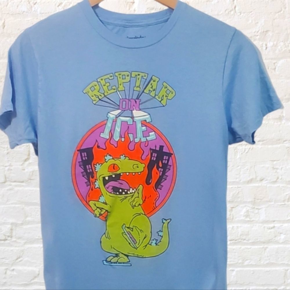 ☆"Reptar on Ice"☆ (rugrats) Nickelodeon Tee
